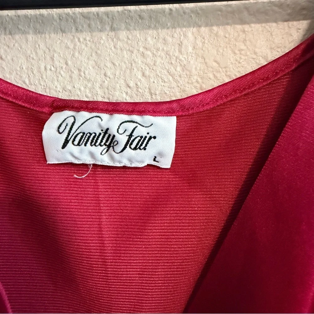 Vintage Vanity Fair Burgundy Nightgown